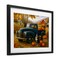 Stupell Industries Autumnal Farmland Collie Dog Framed Print Under Glass, design by Tom Crehan